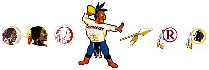 Evolution of the Washington Redskins Logo